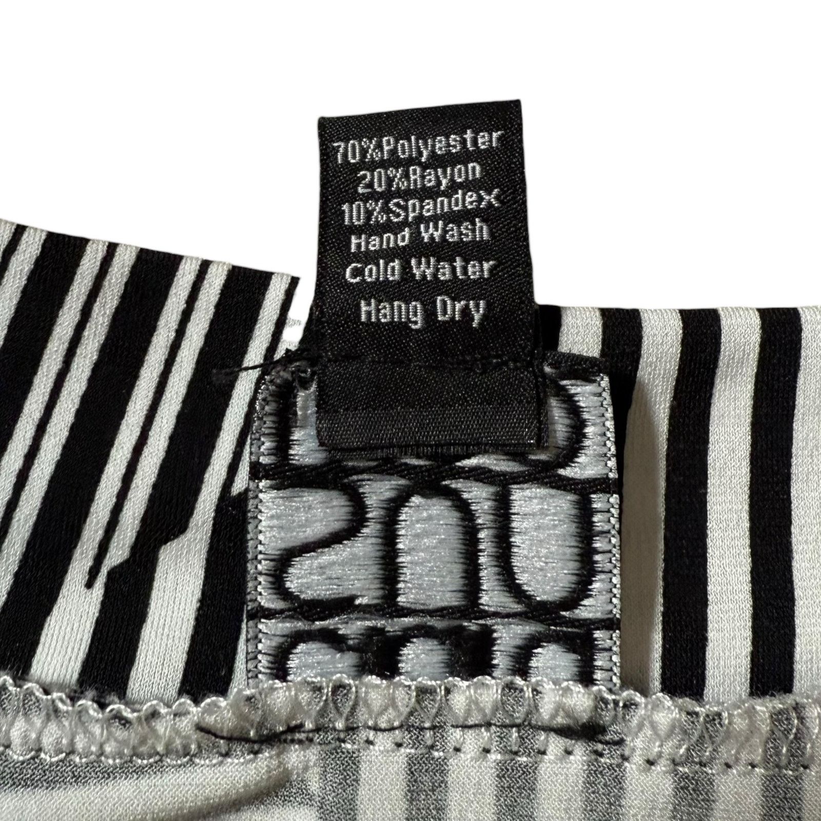 Other Clara Sunwoo Cold Shoulder Top Pattern Black & White Small Size S / US 4 / IT 40 - 4 Thumbnail