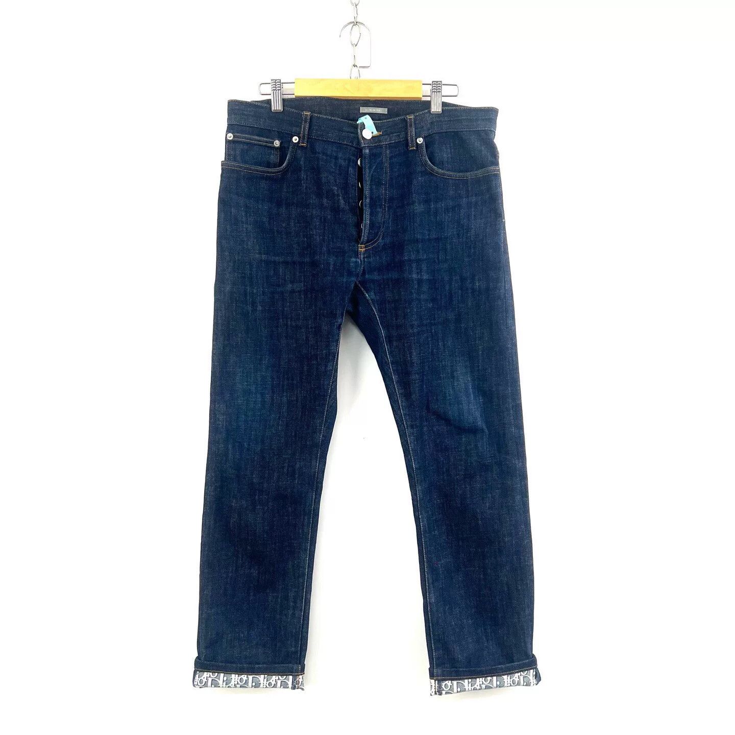 Dior Dior Men's Straight Slim Logo Jeans Size US 34 / EU 50 - 1 Thumbnail