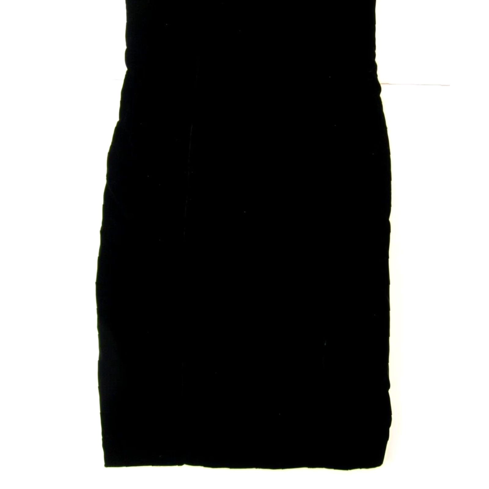 Vintage Vtg Jessica Howard Dress 2P Black Velvet Gold Satin Bow Diamond Bow Sleeveless Knee Length Vintage Women 2P Black Velvet Bow Dress Size XS / US 0-2 / IT 36-38 - 8 Thumbnail