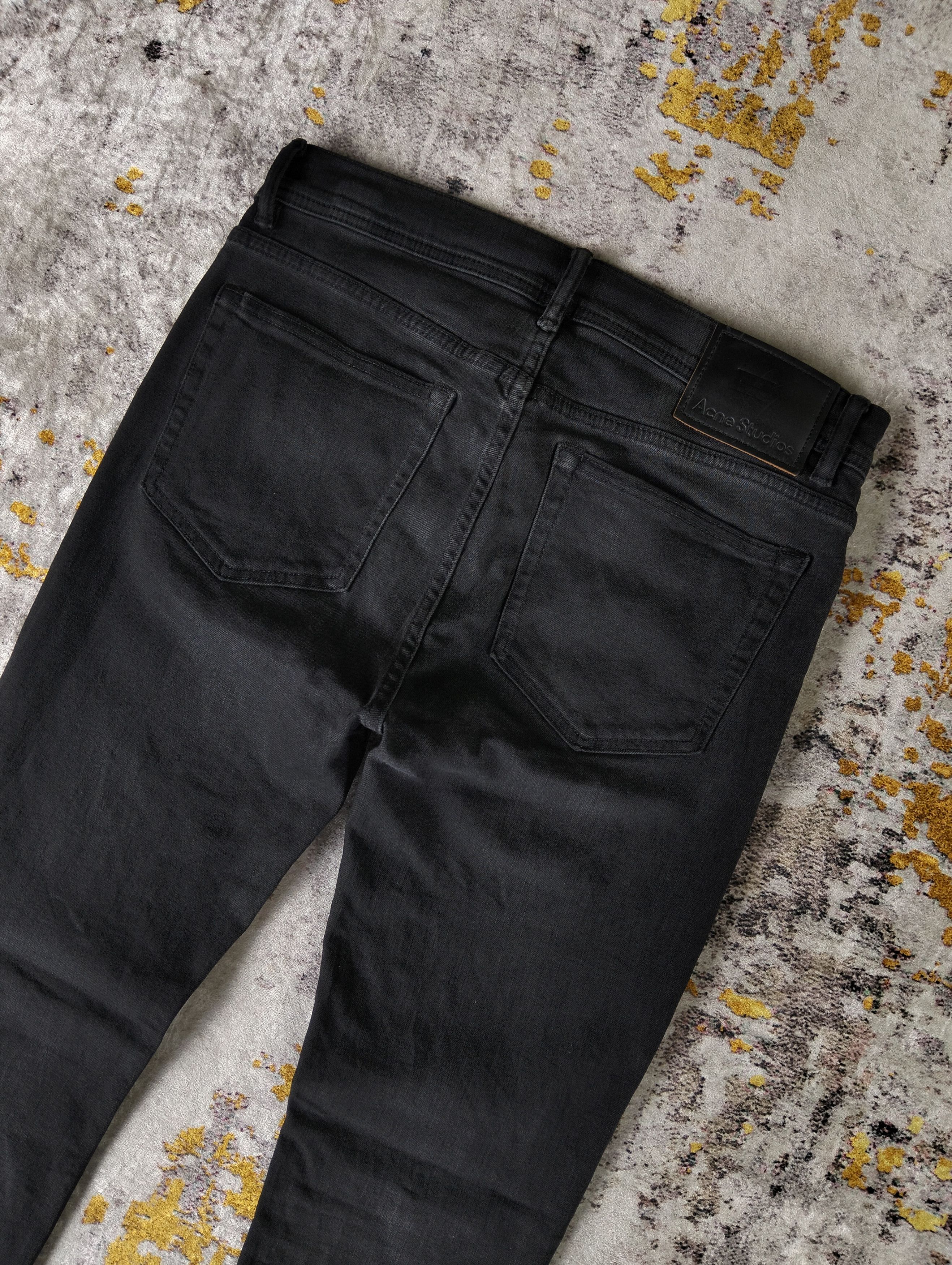 Acne Studios Acne Studios North Used Black Skinny Jeans Size US 31 - 7 Thumbnail