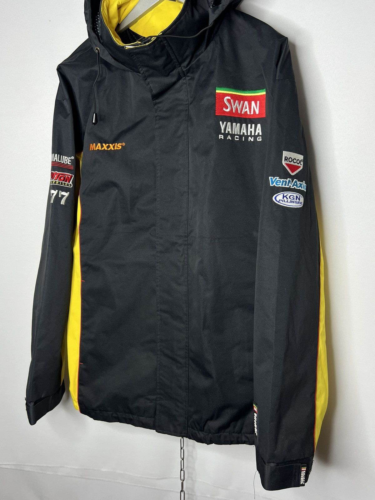 Yamaha 🏎️ Yamaha Racing Swan Big Logo SoftShell Jacket Parka Moto 🏎️ Size US XXL / EU 58 / 5 - 6 Thumbnail