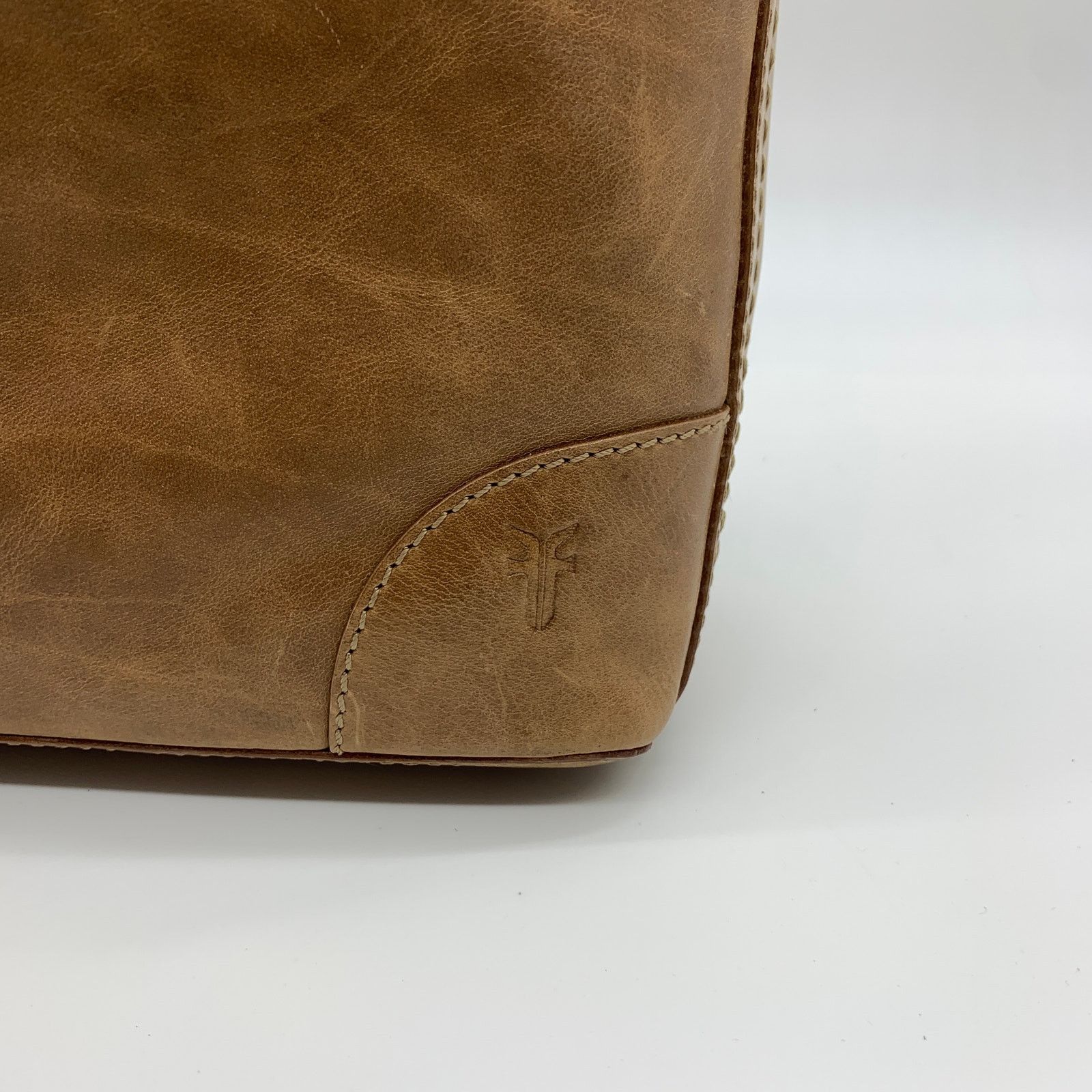 Frye Frye Leather Handbags Melissa Drawstring Hobo Bag Brown Size ONE SIZE - 12 Thumbnail