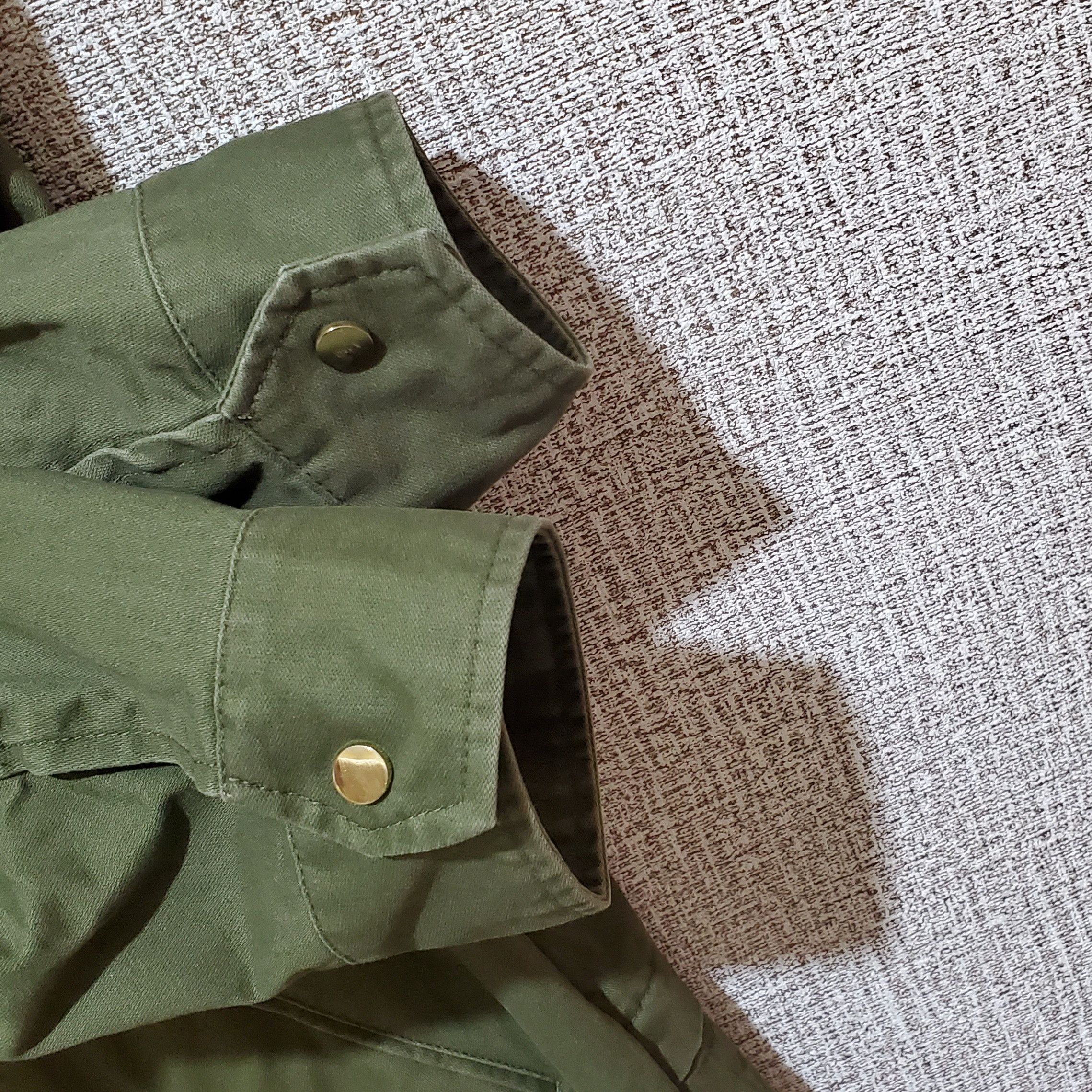 Zara Vintage ZARA BASIC Outer wear Flower Embroidered Mod Coat Size M / US 6-8 / IT 42-44 - 9 Thumbnail