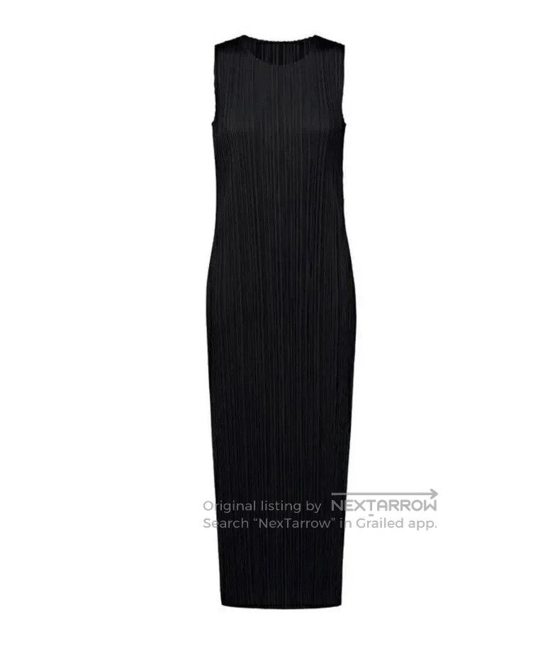 Issey Miyake Issey Miyake Classic Black Dress Size XL / US 12-14 / IT 48-50 - 2 Thumbnail