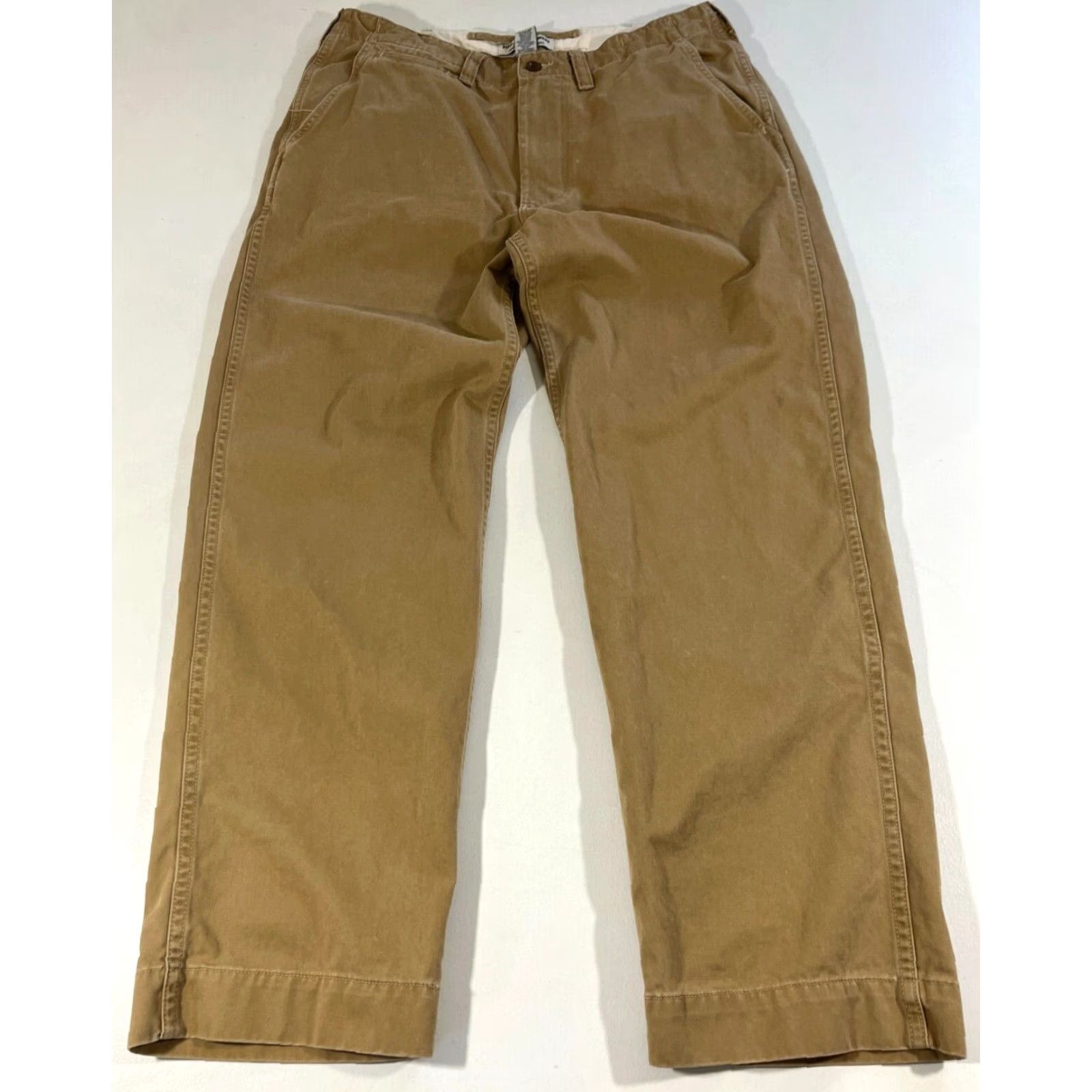 Polo Ralph Lauren VINTAGE Polo Jeans Company Ralph Lauren RL67 Chino Pants Men 33x30 Tan Cotton Canvas 90s Preppy USA Polo Ralph Lauren Pants Mens Chino Vintage 33x30 Size US XS / EU 42 / 0 - 3 Thumbnail