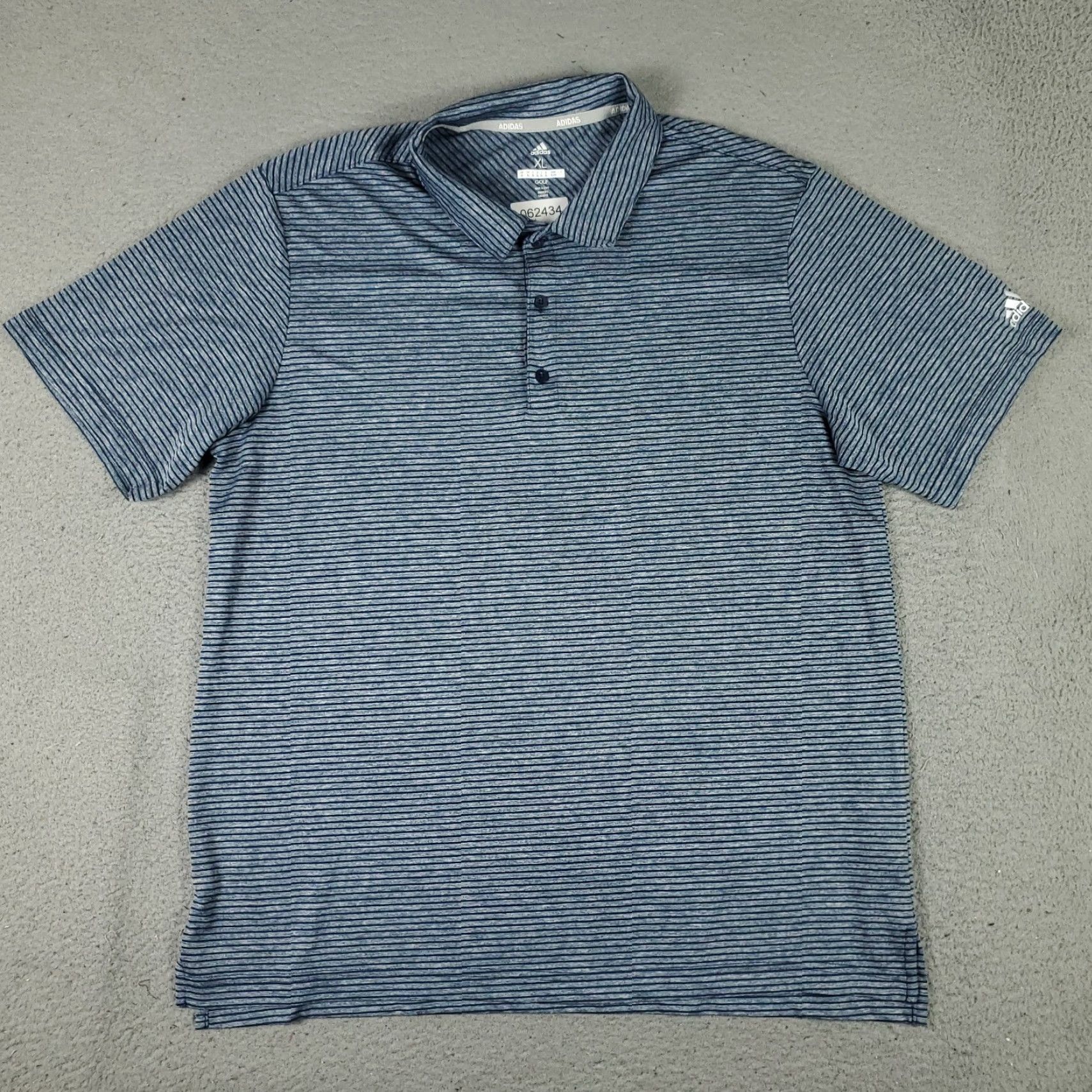 Adidas Adidas Polo Shirt Mens XL Blue Striped Casual Golf Short Sleeve Polo Shirt Adidas (Vintage: No) Mens XL Blue Striped Polo Shirt Size US XL / EU 56 / 4 - 2 Thumbnail