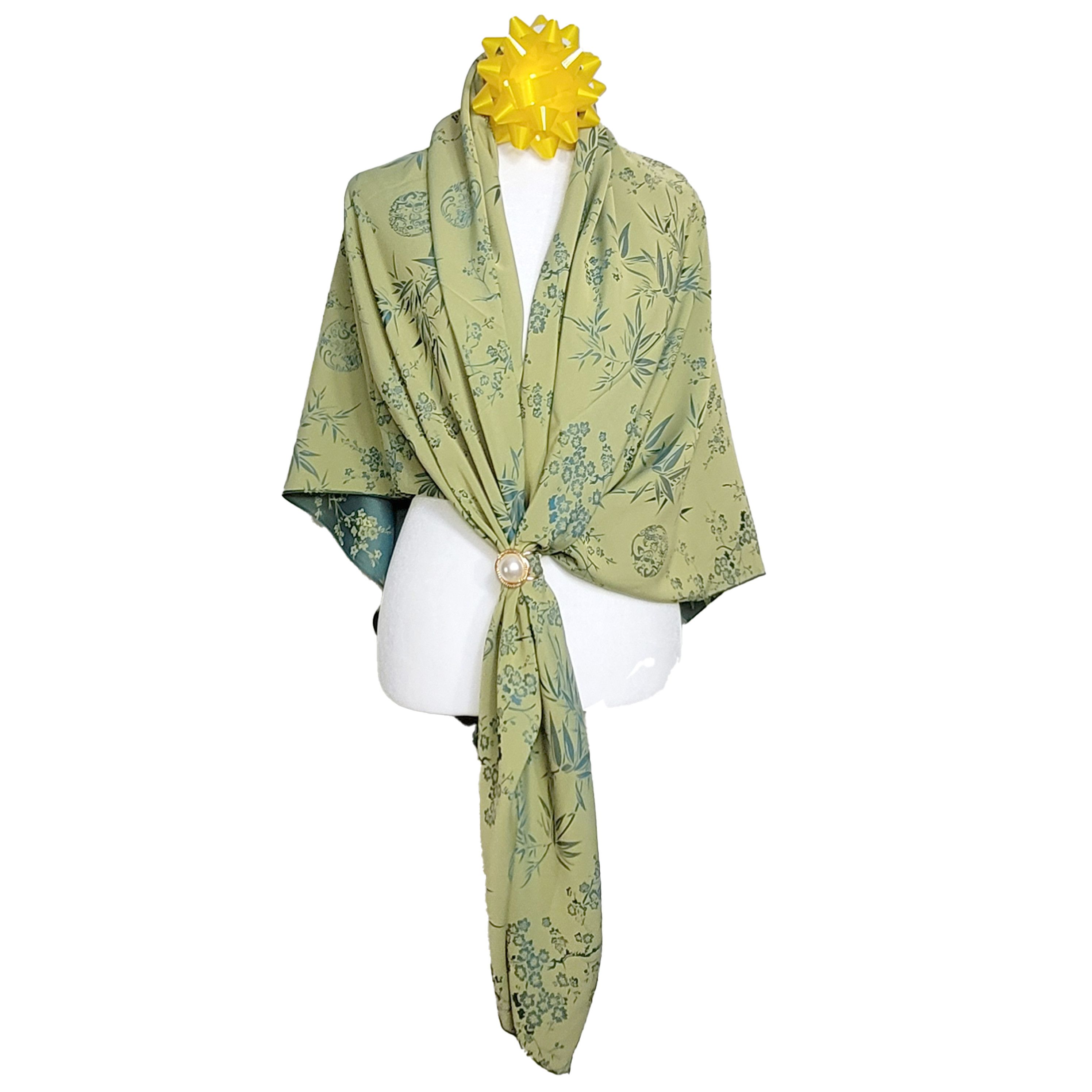 Other NWT Double-Sided Silk Scarf 52"x52" Large Square Wrap 3007 Size ONE SIZE - 8 Thumbnail
