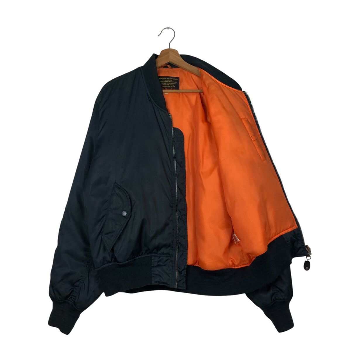 Japanese Brand × Vintage 📌Vintage Bomber Jacket Reversible Be-J For Parachute Design Size US L / EU 52-54 / 3 - 12 Thumbnail