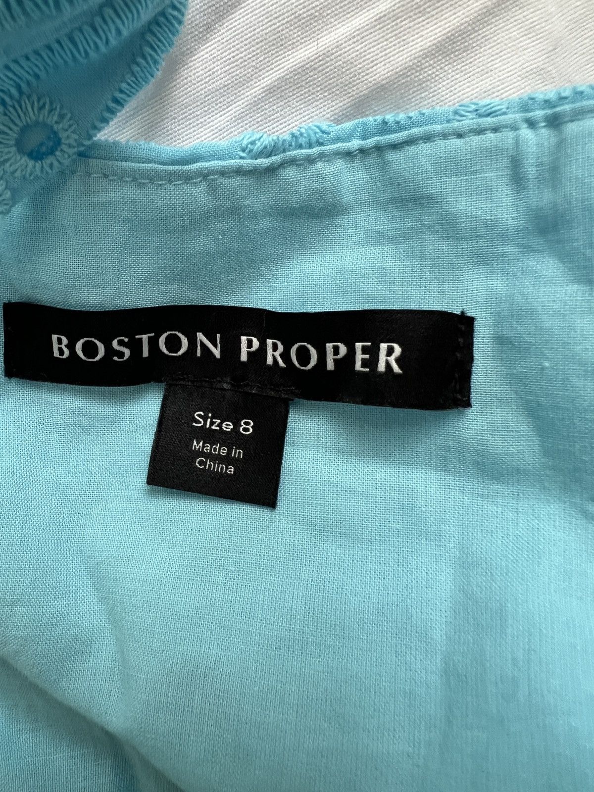 Boston Proper Boston Proper Eyelet Surplice Ankle Length Dress size 8 Size M / US 6-8 / IT 42-44 - 6 Thumbnail