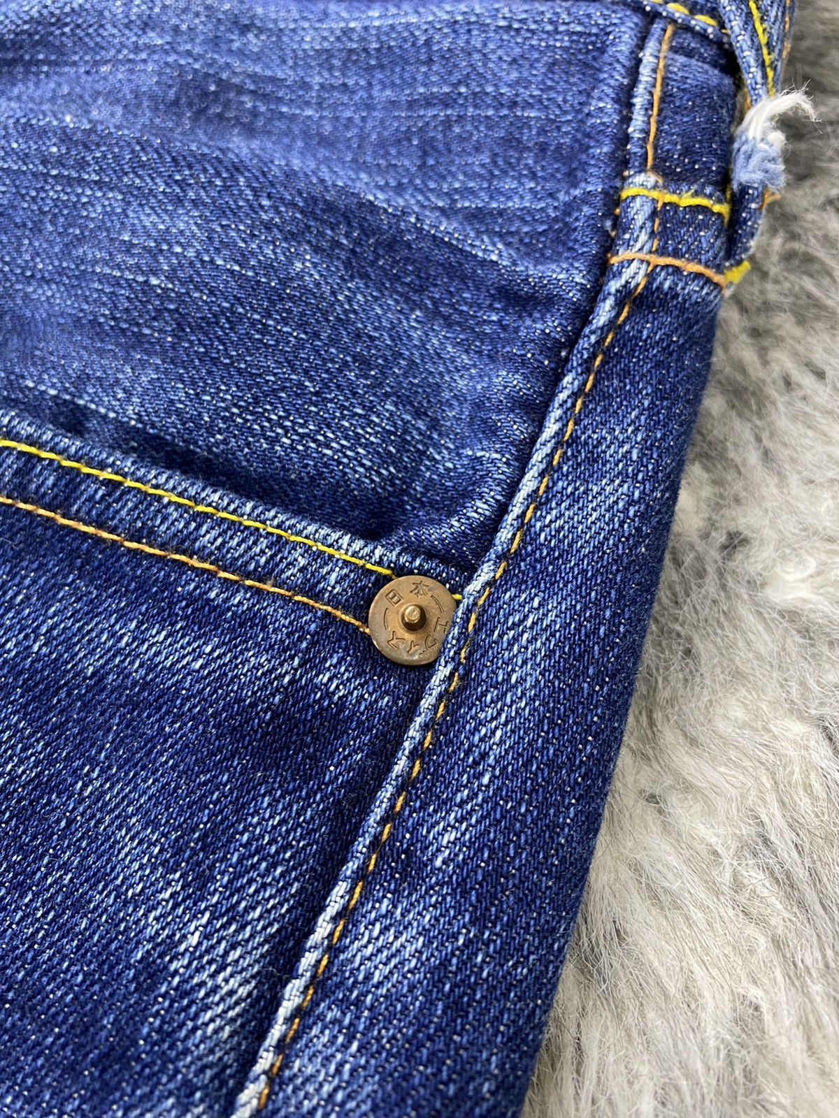 Evisu EVISU No.3 by Yamane Leather Patch Iconic Seagull Denim Size US 34 / EU 50 - 4 Thumbnail