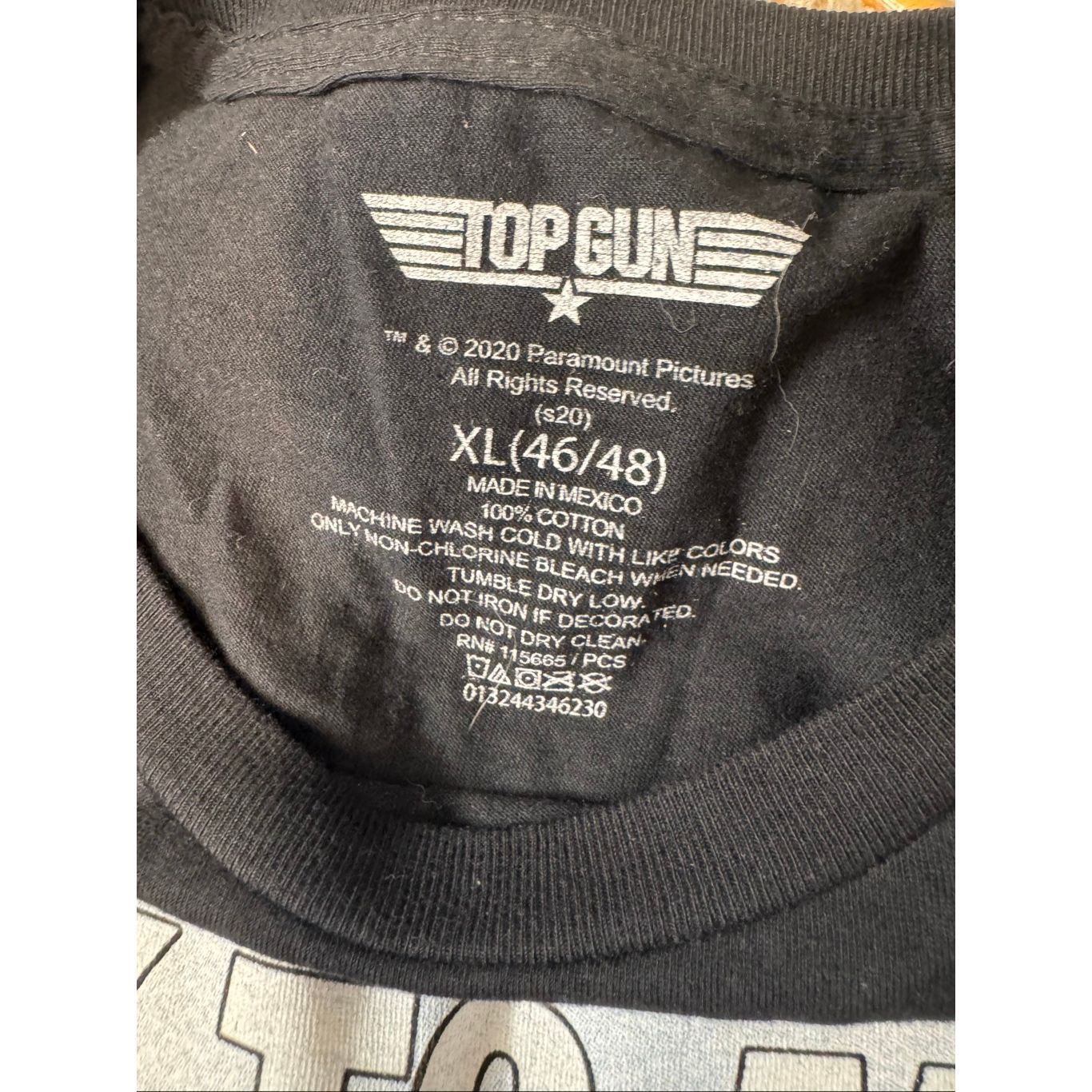 Other Top Gun “Talk To Me Goose” Graphic T-Shirt XL Black Movie Te Size US XL / EU 56 / 4 - 4 Thumbnail