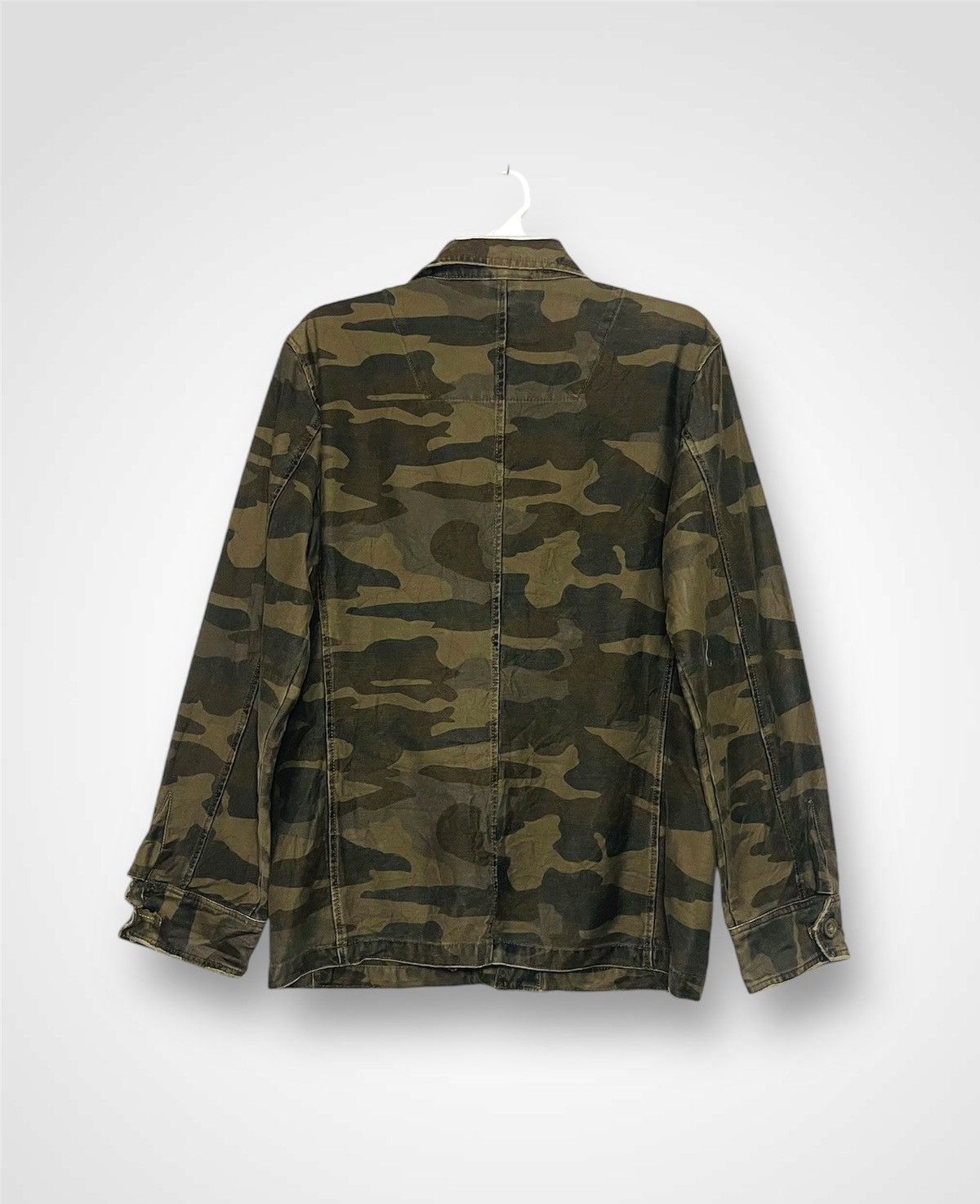Mossimo Mossimo Sport Camo Design Button Up Jacket (12) Size US M / EU 48-50 / 2 - 2 Thumbnail