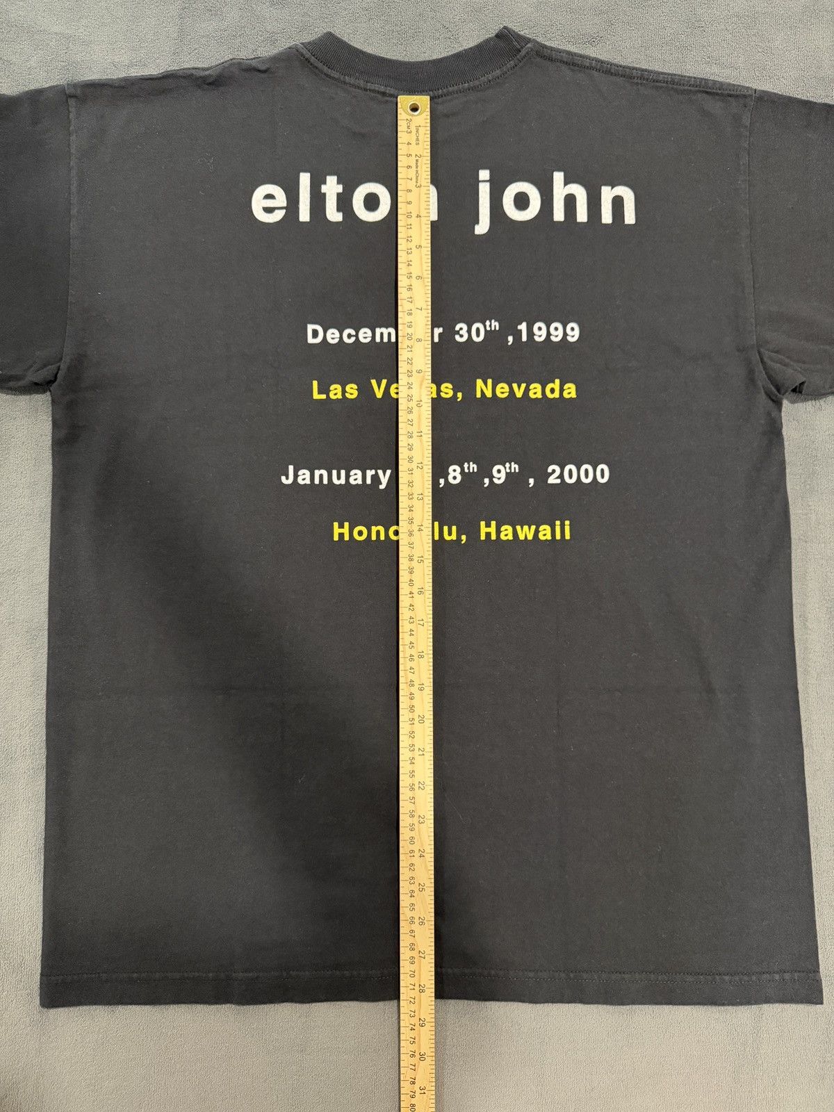 707 Vintage 1999/2000 An Evening With Elton John Tour Band Tee Size US XL / EU 56 / 4 - 9 Thumbnail