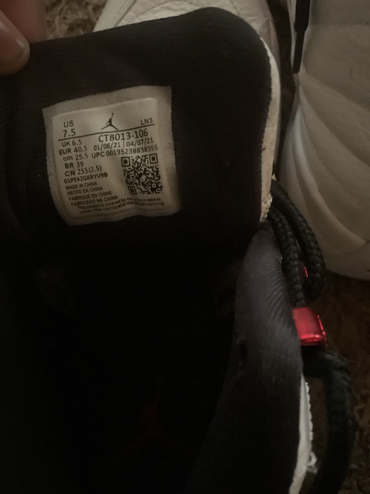 Jordan Brand Air jordan 12 retro Size US 7.5 / EU 40-41 - 6 Thumbnail