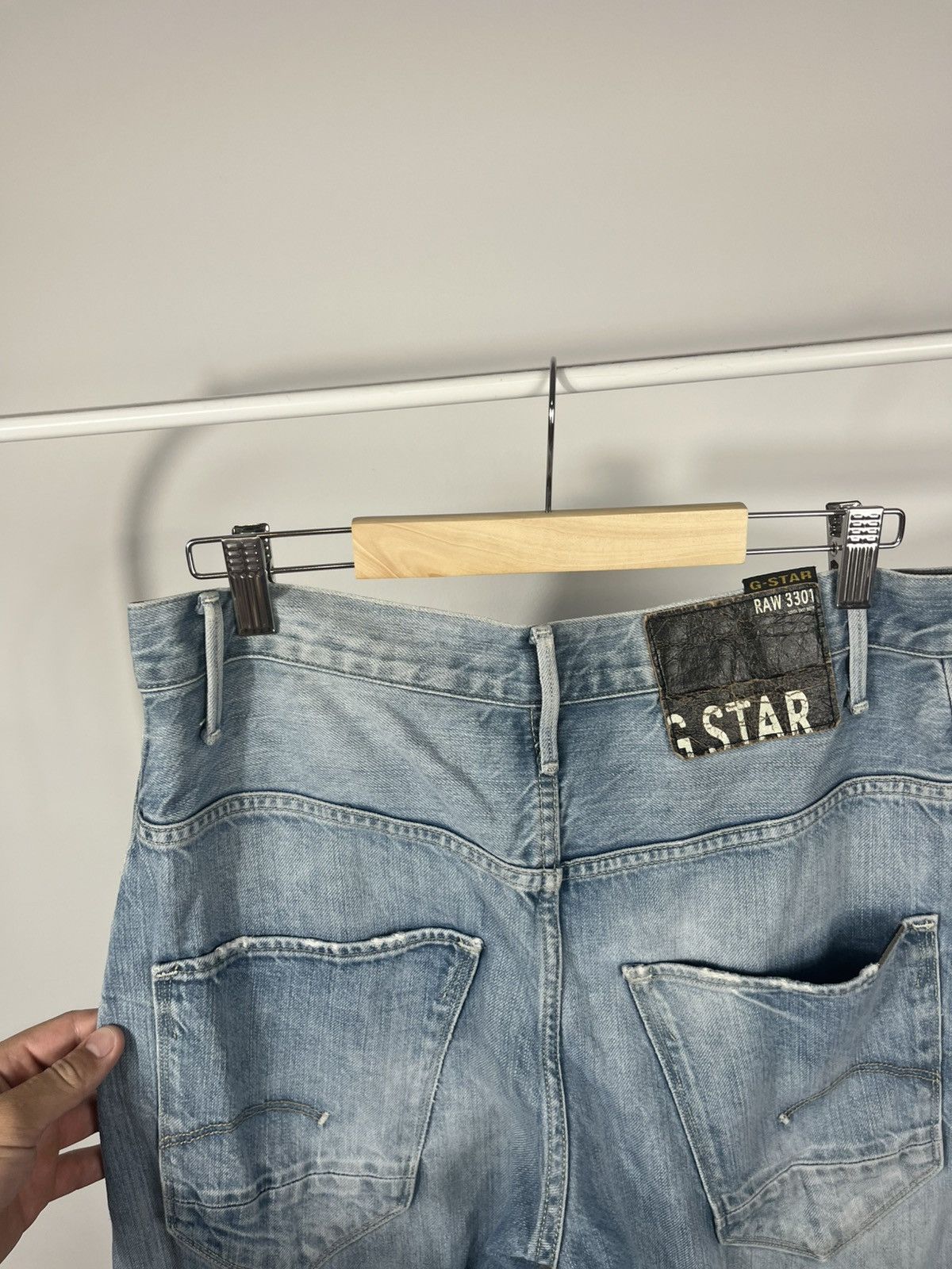 G-Star G-Star Raw Arc 3D loose fit jeans light wash denim 31x32 Size US 31 - 7 Thumbnail