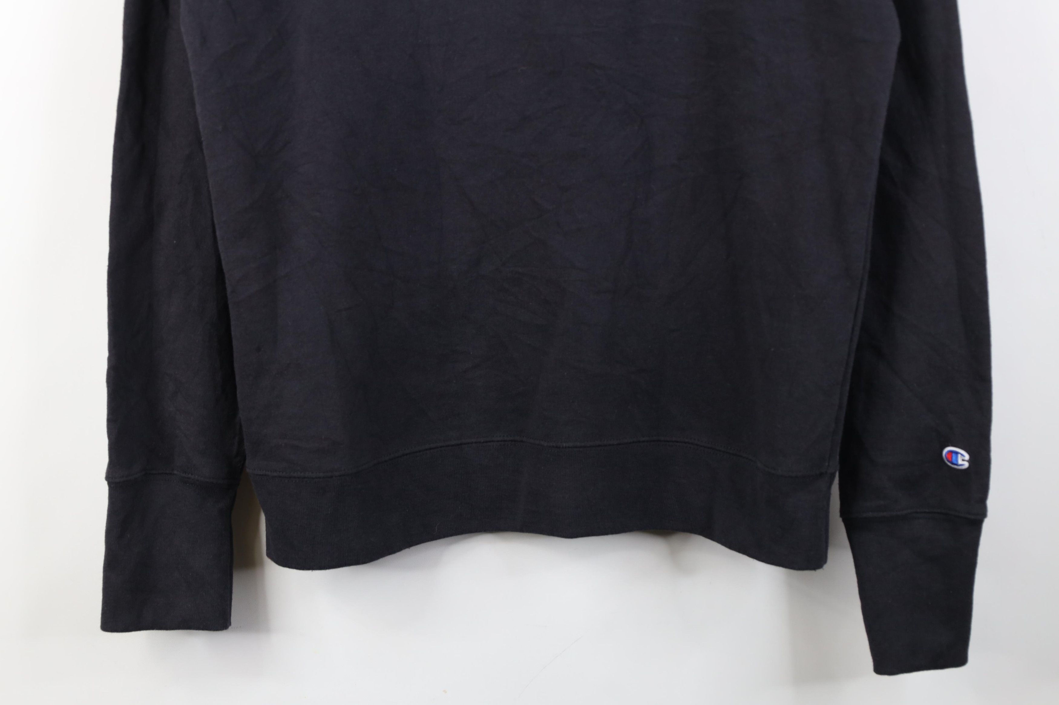 Champion Vintage Y2K Champion Spell Out French Terry Sweatshirt Black Size S / US 4 / IT 40 - 3 Thumbnail