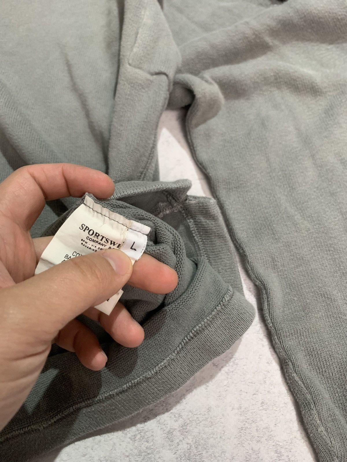 Stone Island Vintage Stone Island AW 2007 Sweatshirt Crewneck Grey Italy Size US L / EU 52-54 / 3 - 6 Thumbnail