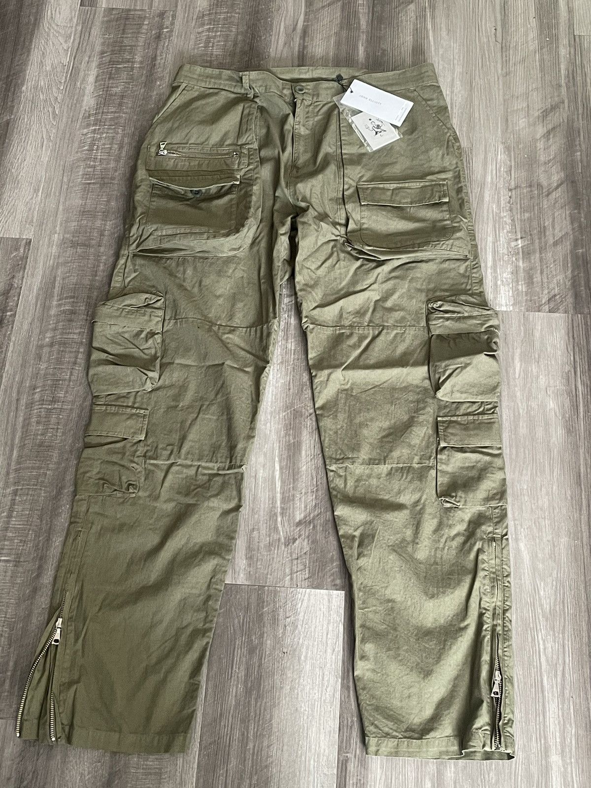 John Elliott Cotton Himalayan Cargo Pants Size XL | Grailed