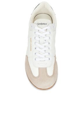 Saint Laurent Paris o1bcso1str1225 Aston Sneakers In Leather in White Size US 7 / EU 40 - 4 Thumbnail