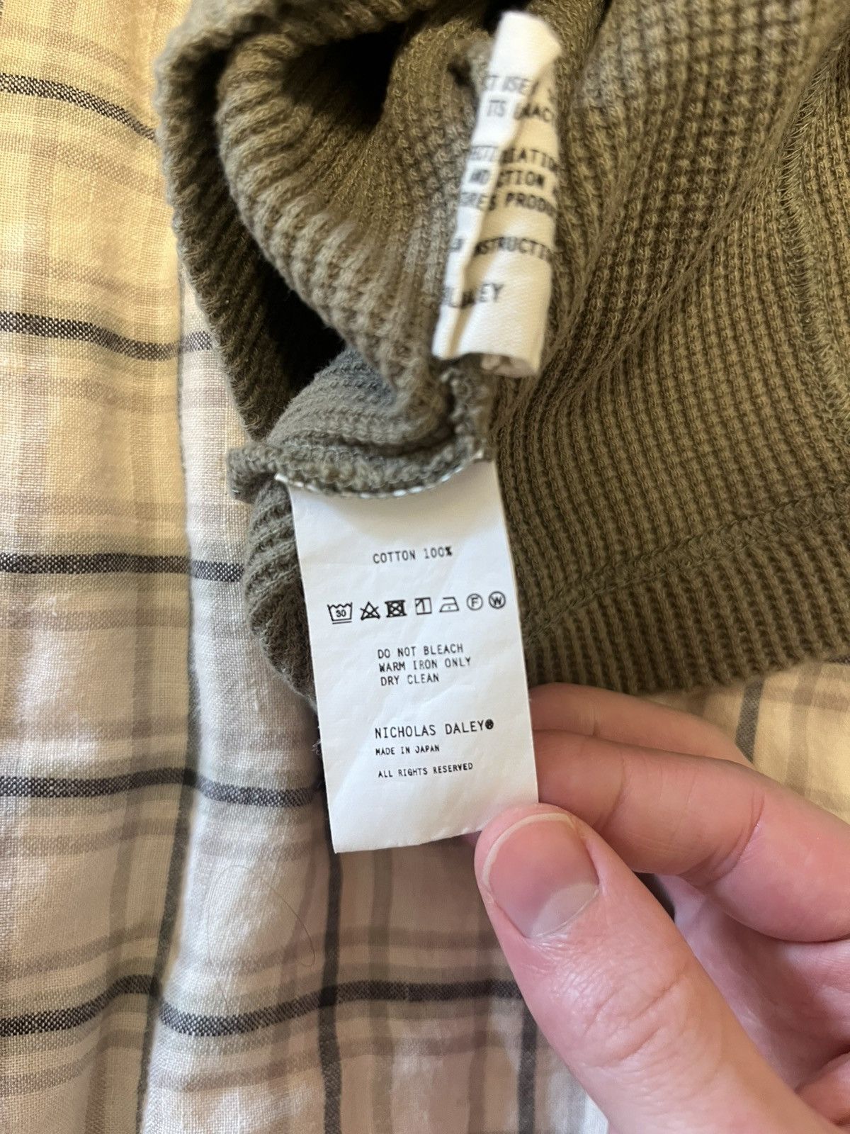 Nicholas Daley Waffle thermal - boxy Size US S / EU 44-46 / 1 - 6 Thumbnail