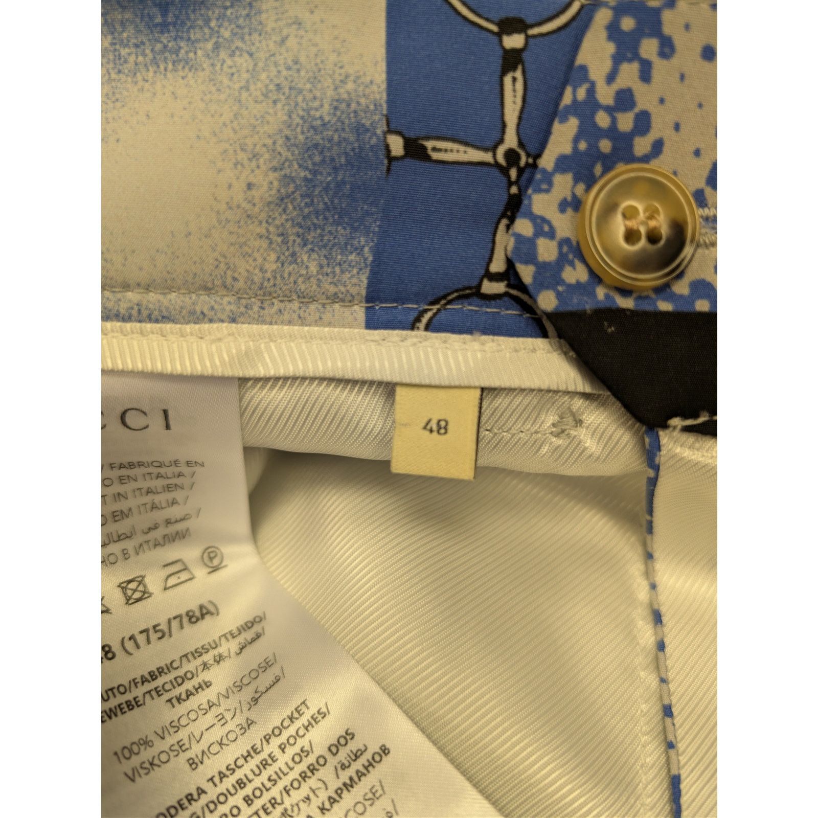 Gucci o1rshd1 Short Pant in Blue/Black 48 Size US 32 / EU 48 - 15 Thumbnail