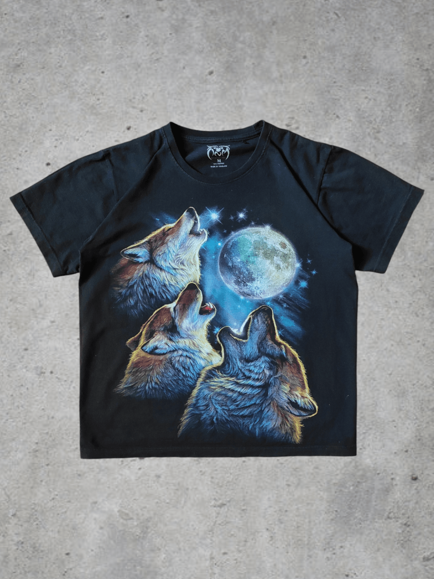 Band Tees × Japanese Brand × Vintage t-shirt tee werewolf wolfs boxy vntage cropped black M/L Size US M / EU 48-50 / 2 - 1 Thumbnail