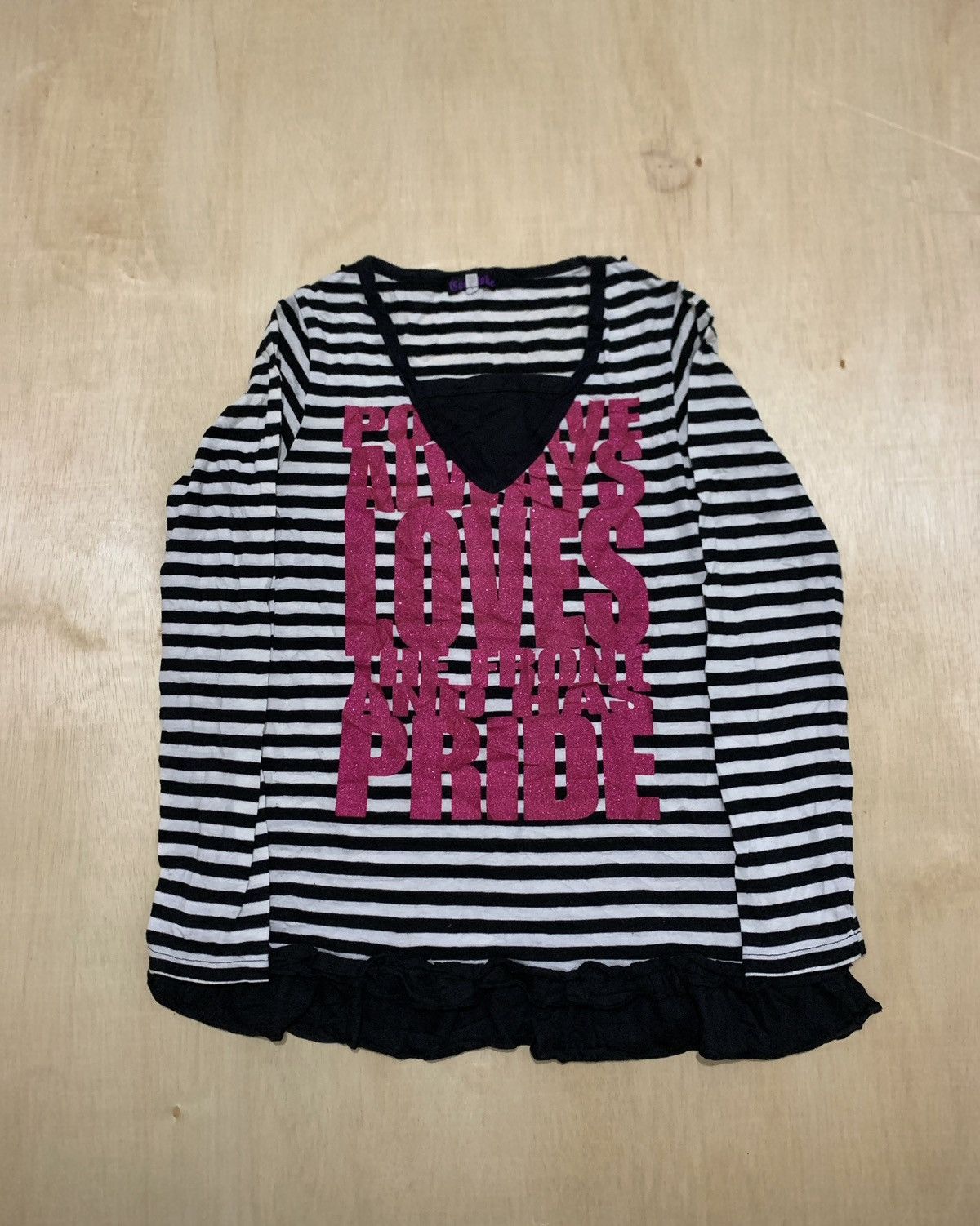Hysteric Glamour × If Six Was Nine × Japanese Brand Vintage Y2k Longsleeve stripe Punk style Size M / US 6-8 / IT 42-44 - 1 Thumbnail