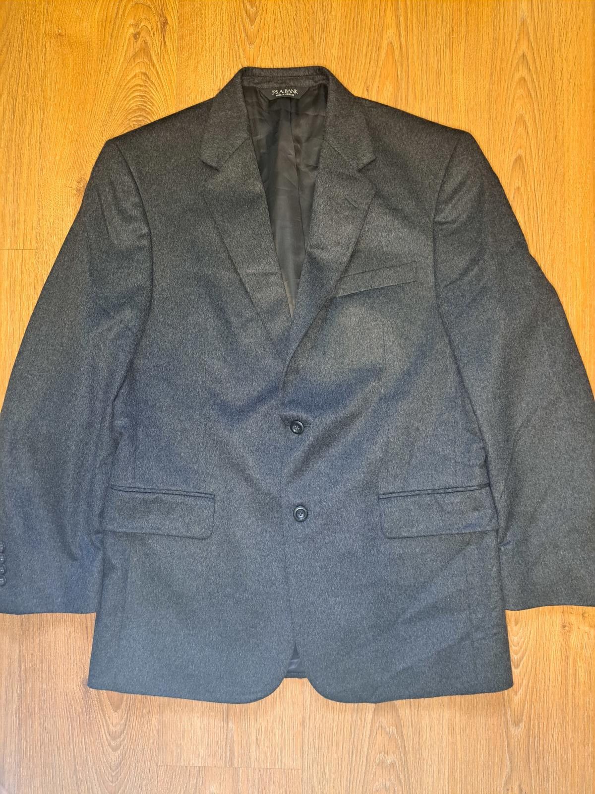 Jos. A. Bank Jos A Bank Sport Coat Mens 40R Charcoal Gray 100% Cashmere Size 40R - 1 Thumbnail