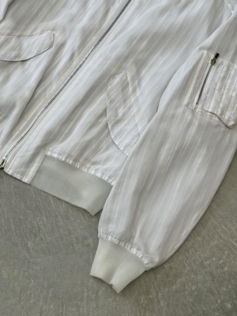 Dior Dior homme 2019 white silk organza bomber jacket rare Size US M / EU 48-50 / 2 - 7 Thumbnail