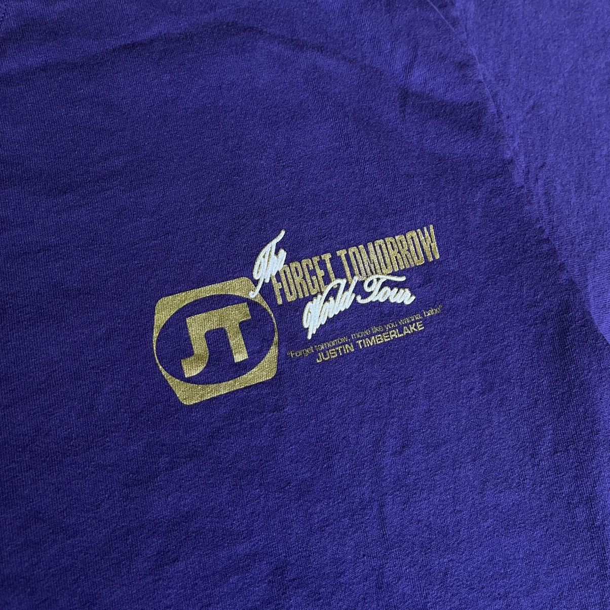 Band Tees Justin Timberlake Forget Tomorrow Tour Baltimore Graphic Tee Size US L / EU 52-54 / 3 - 7 Thumbnail