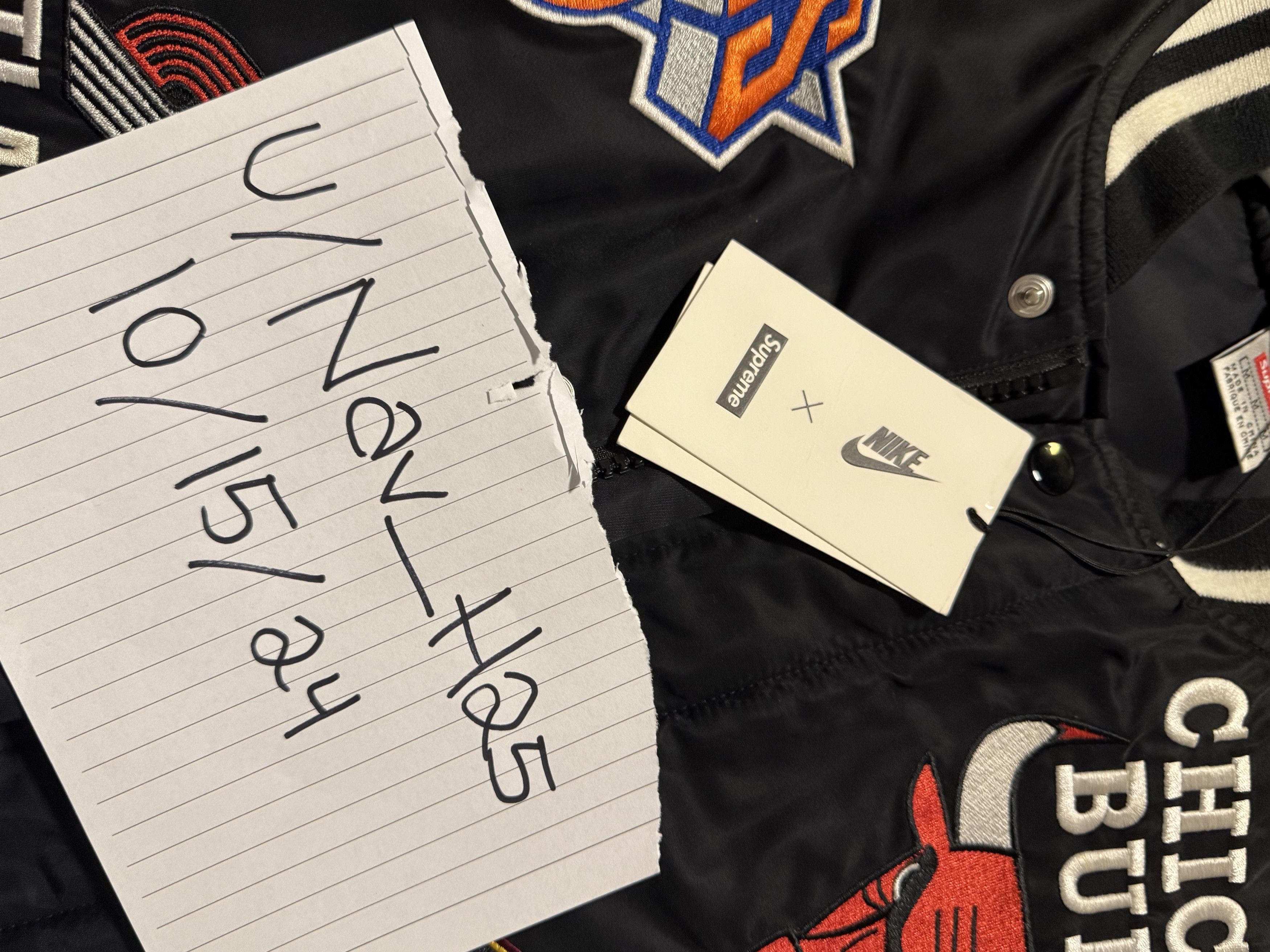 Nike × Supreme Supreme NBA bomber jacket Size US M / EU 48-50 / 2 - 2 Thumbnail