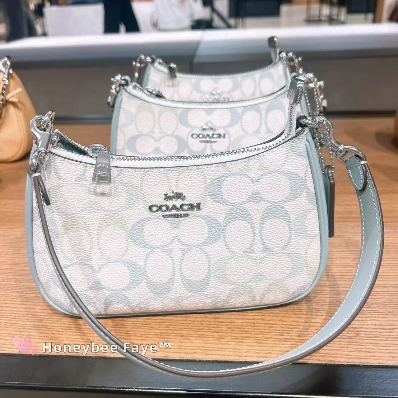 Coach Teri Mini Crossbody Bag In Pretty Signature Canvas CDW52 Size ONE SIZE - 3 Thumbnail