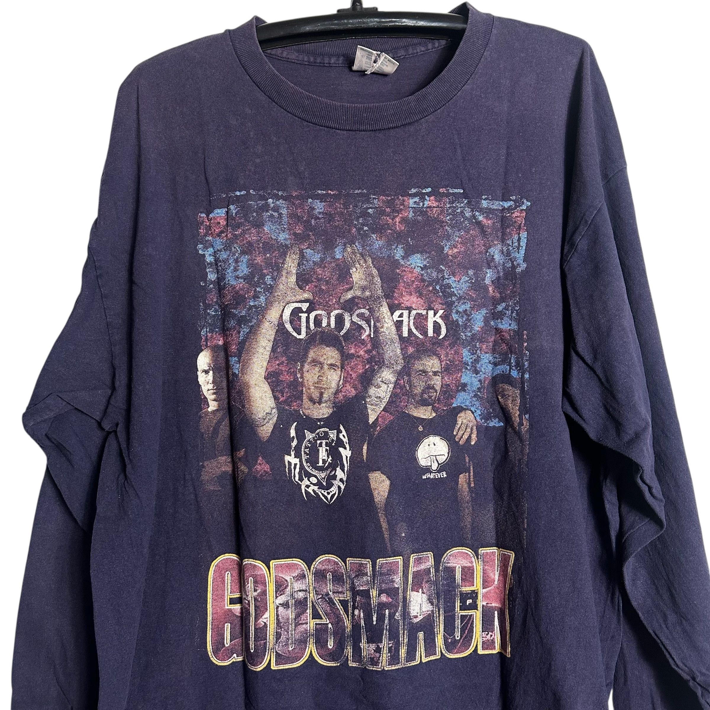 Band Tees 🔥RARE🔥Vintage Godsmack Band Tour 2001 OVP L/Sleeve T-shirt Size US XL / EU 56 / 4 - 2 Thumbnail