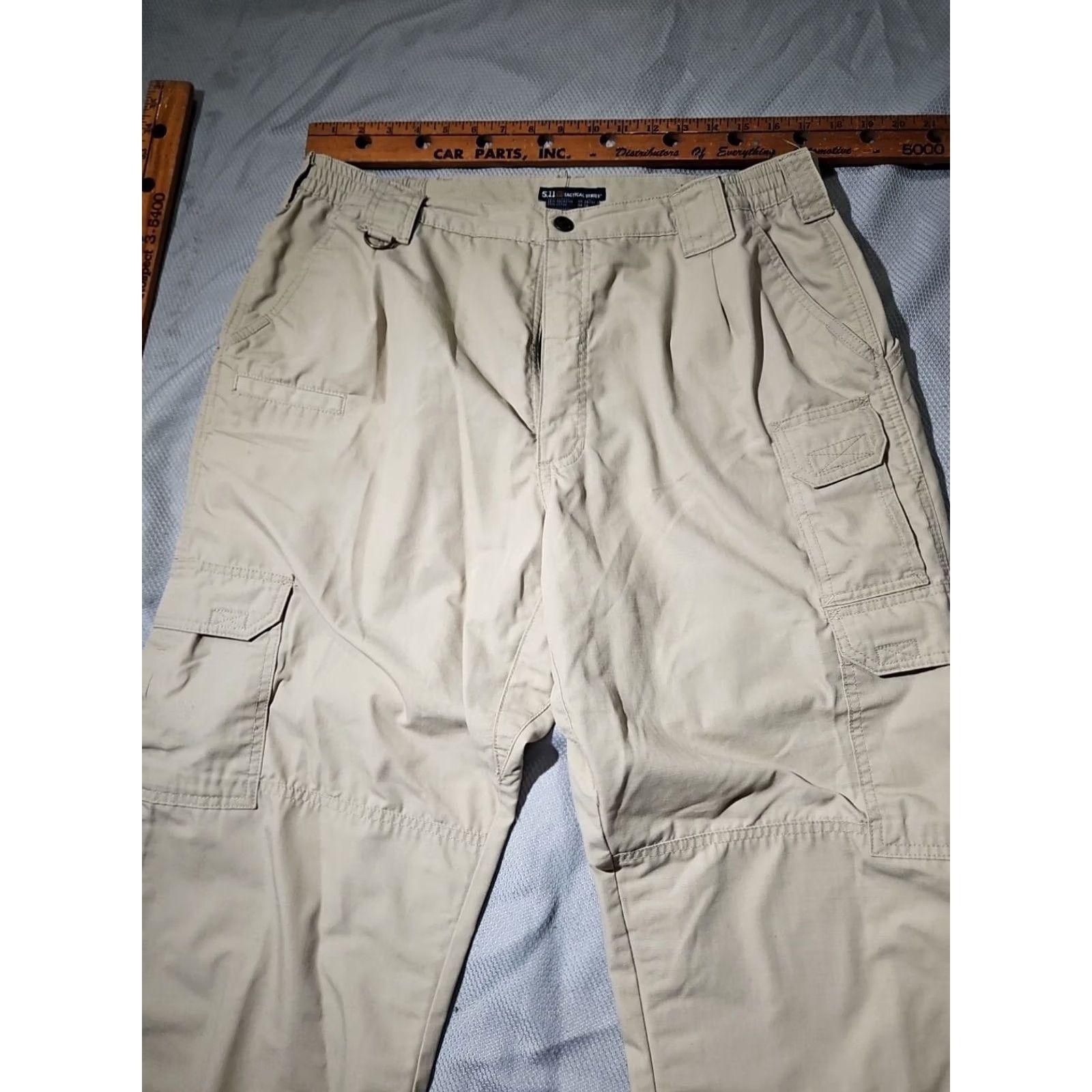 Vintage 511 Tactical Pants Mens 38x32 Beige Taclite Pro Ripstop Cargo Pocket Straight Size US 38 / EU 54 - 2 Thumbnail