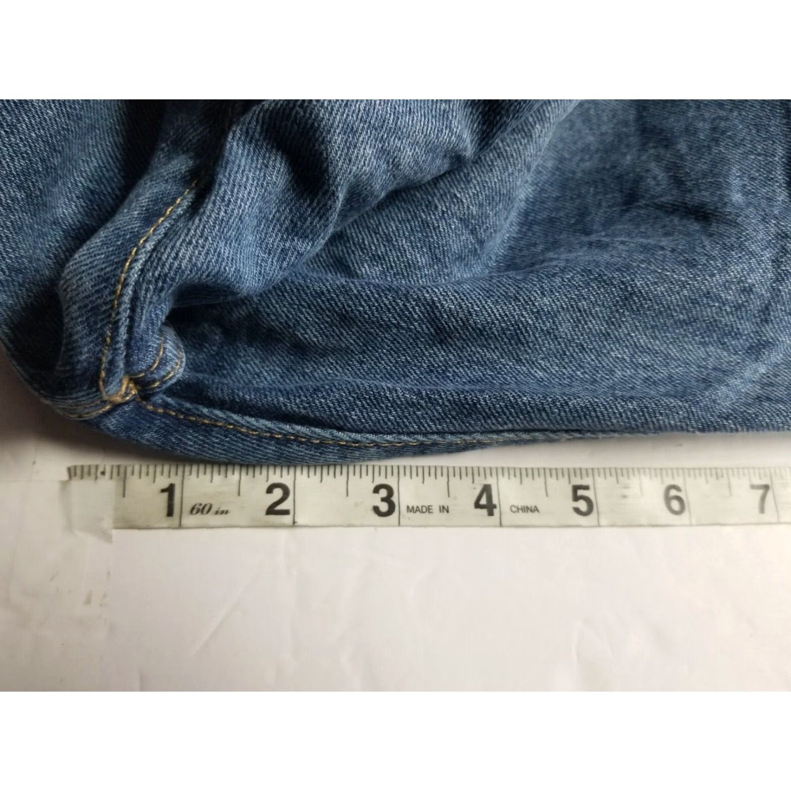 Levi's Levi's 511 Jeans 33x30 Slim Straight Mid Rise Blue Denim Men Regular 5-Pocket Pocket Type Distressed See Pics Size US 33 - 5 Thumbnail