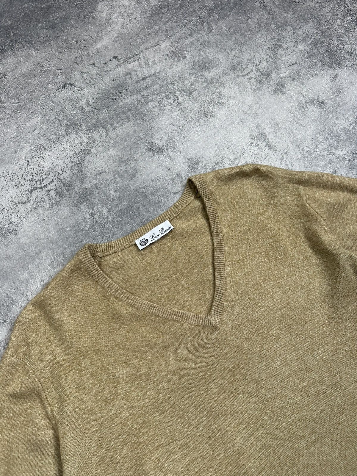 Loro Piana Loro Piana Lana Wool Beige Sweater Vintage Size US S / EU 44-46 / 1 - 5 Thumbnail