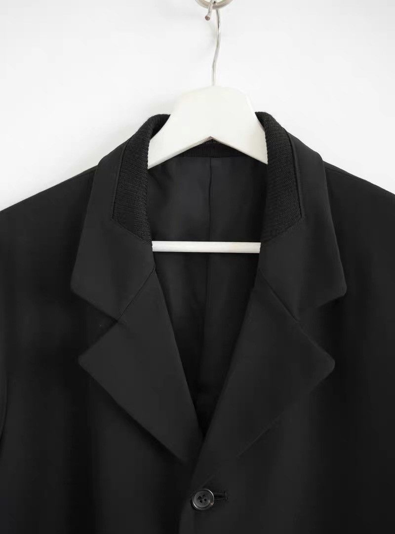 Yohji Yamamoto Yohji Yamamoto 95AW Woven Collar Wool Coat Size US M / EU 48-50 / 2 - 3 Thumbnail