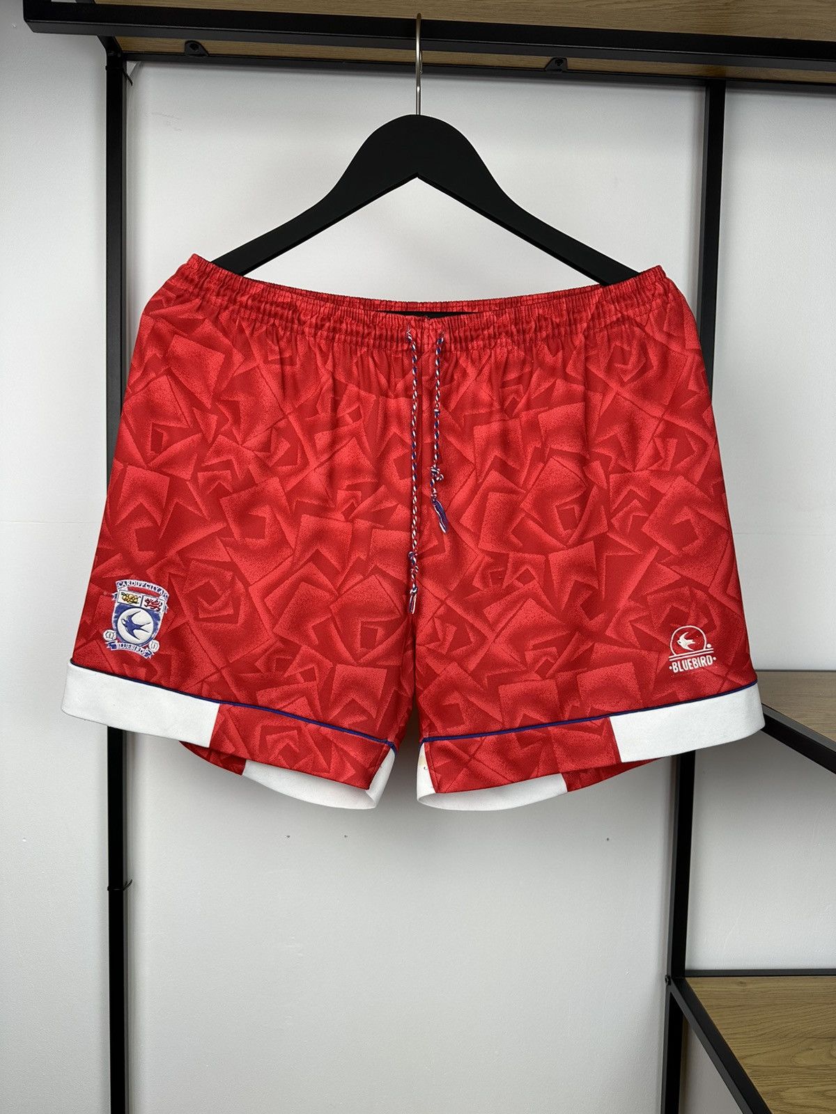 Vintage Rare FC Cardiff City 1992-93 Away Shorts Kit Bluebird Men 34 Size US 34 / EU 50 - 1 Thumbnail