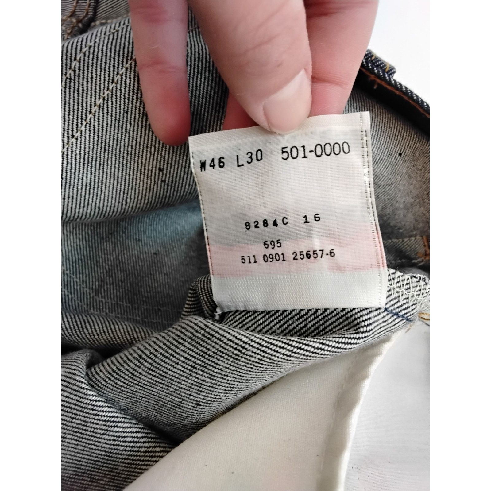 Levi's Levi 501 Jeans Men's Size 46x30 Dark Wash USA Vintage NWOT Size US 44 / EU 60 - 13 Thumbnail