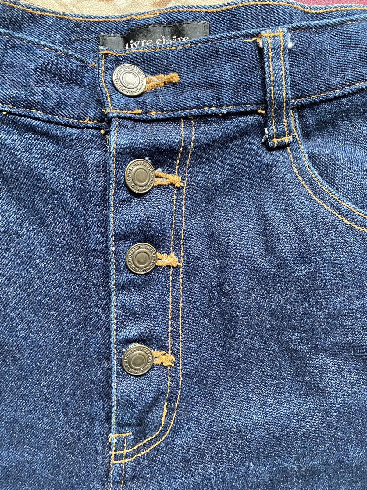 Japanese Brand × Le Grande Bleu (L.G.B.) × Vintage Japanese Brand Livre Claire Super Flare Denim Size US 32 / EU 48 - 5 Thumbnail