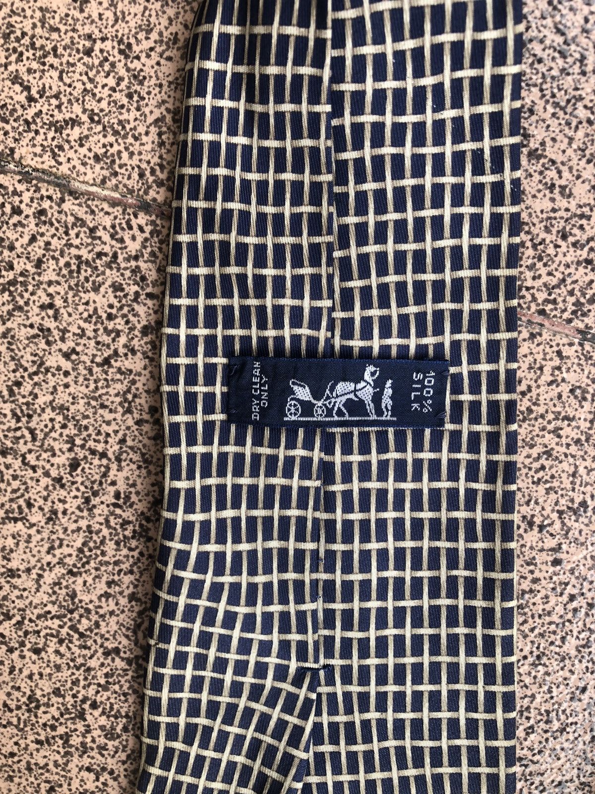 Hermes Hermes stripe tie Size ONE SIZE - 3 Thumbnail