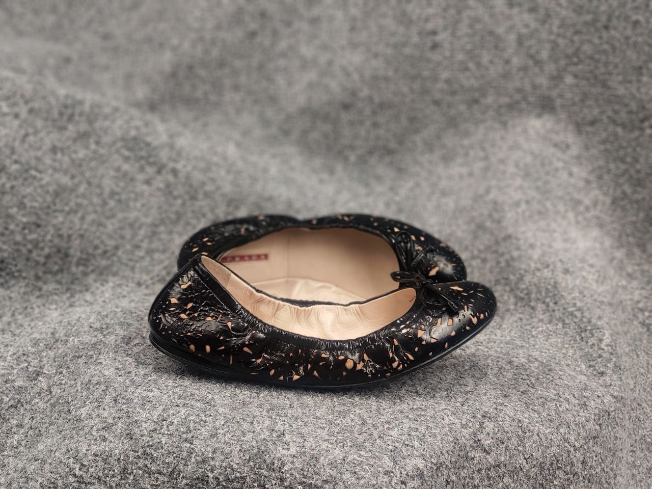 Prada Prada Vintage Patent Ballerina Ballet Flats scrunch Shoes Size US 9 / IT 39 - 18 Thumbnail