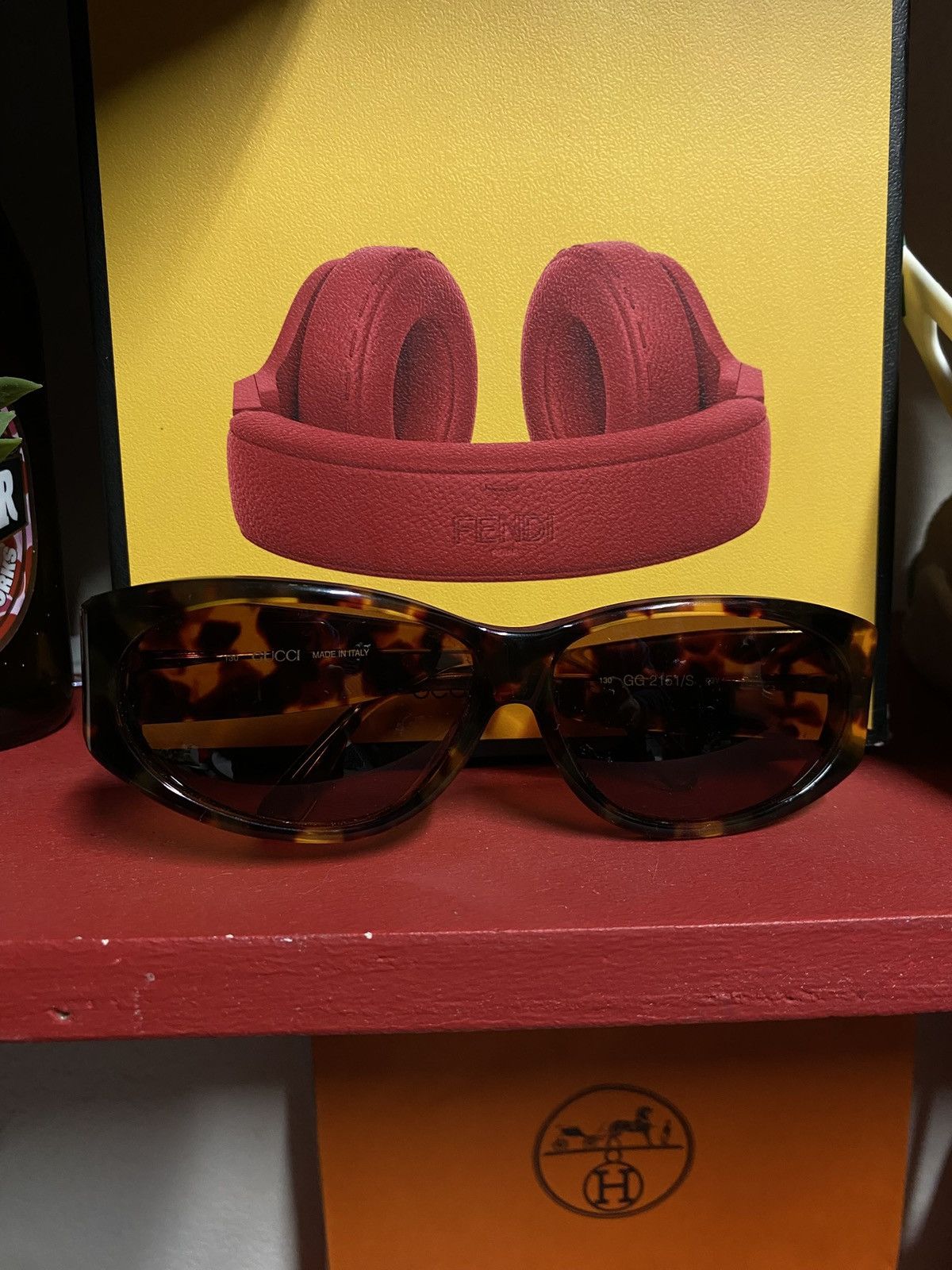 Gucci Gucci Logo Sunglasses Square Gucci Shades Preowned Size ONE SIZE - 1 Thumbnail