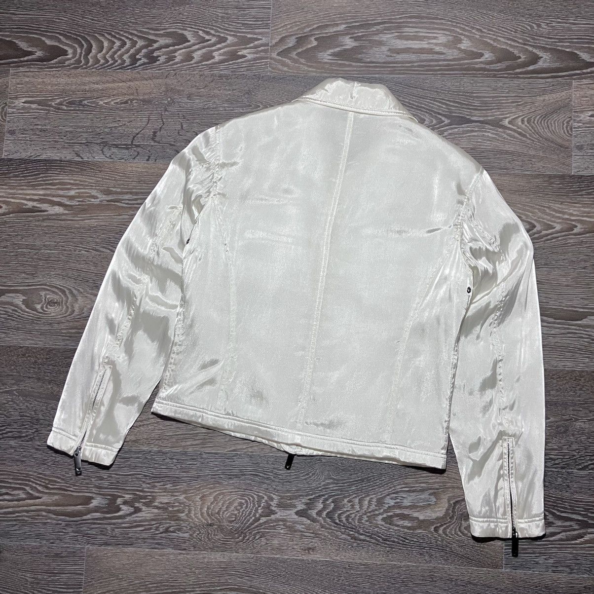 Emporio Armani Archive EMPORIO ARMANI Iridescent Silk/Rayon Manouter Jacket Size US M / EU 48-50 / 2 - 19 Thumbnail