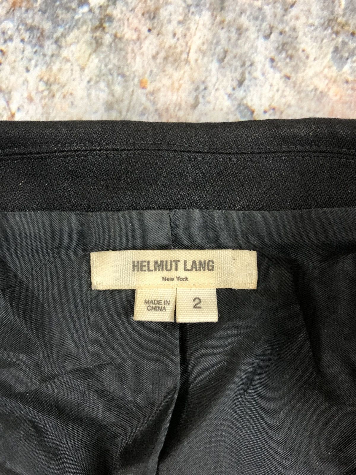 Helmut Lang Helmut Lang black blazer Size S / US 4 / IT 40 - 4 Thumbnail