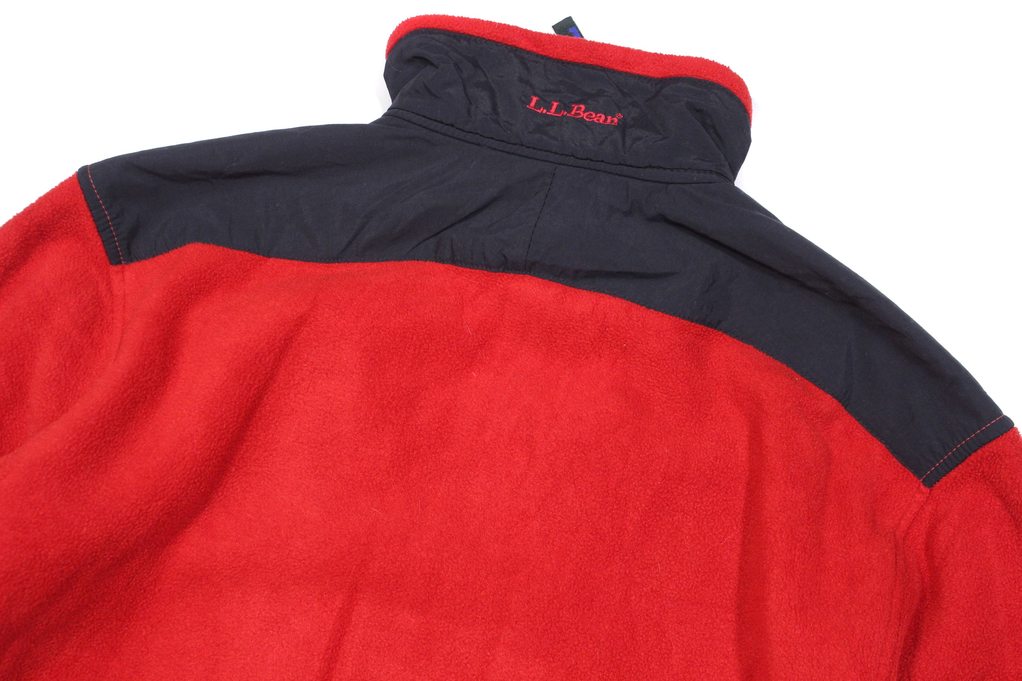 L.L. Bean 90S Logo Fleece Jacket Size US M / EU 48-50 / 2 - 4 Thumbnail