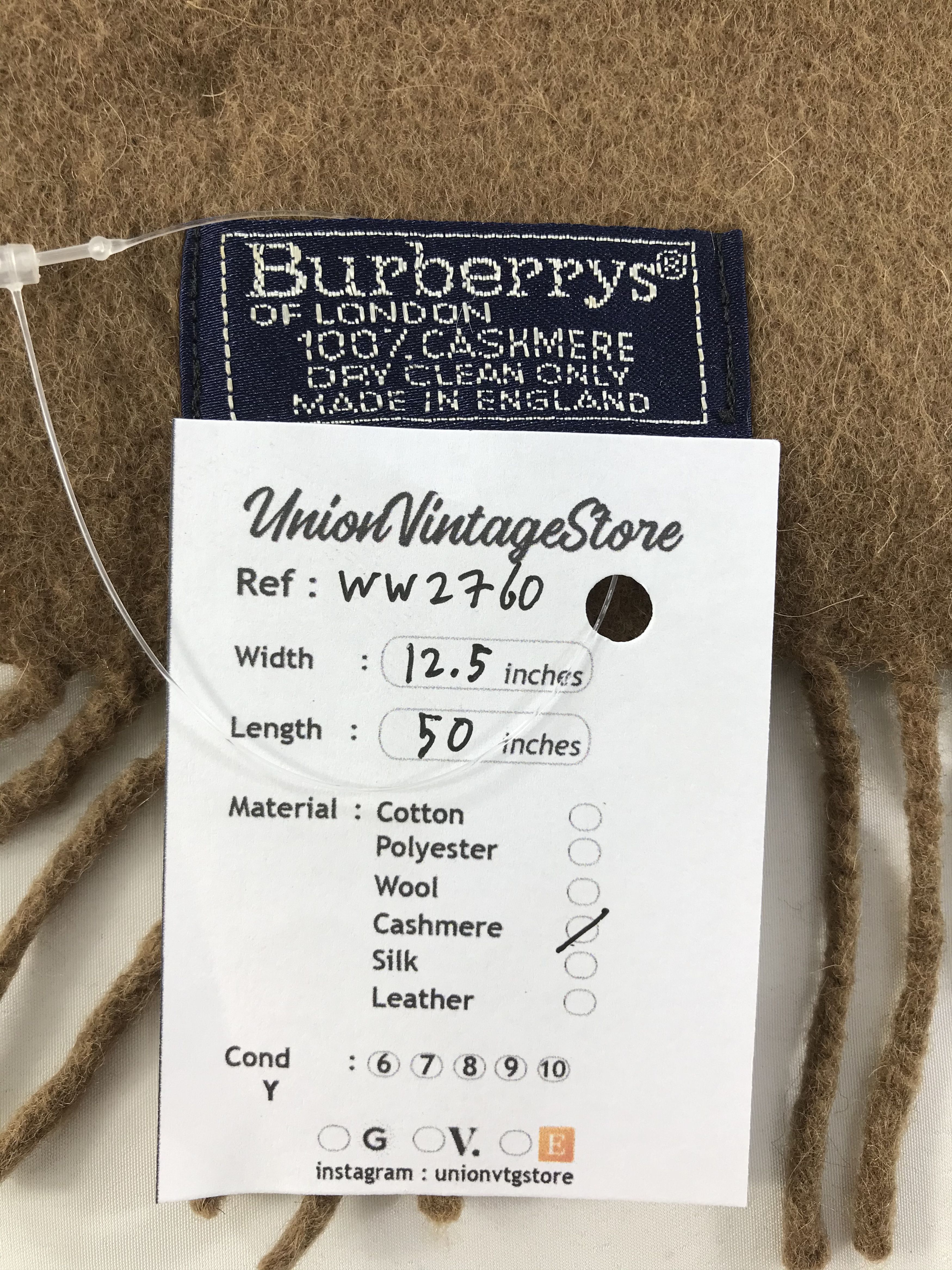Burberry × Vintage Burberry Scarf / Muffler / Neckwear - WW2760 Size ONE SIZE - 5 Thumbnail