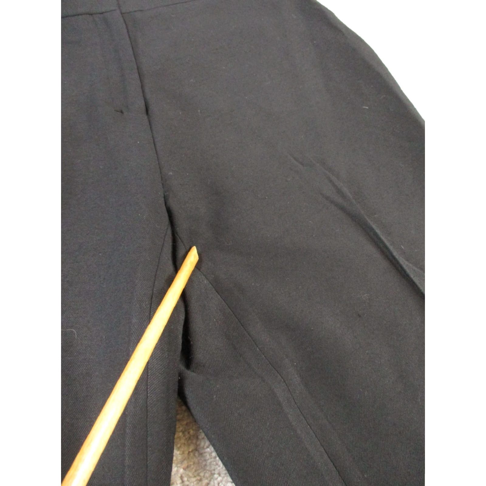 M.M.LaFleur MM.LaFleur Dress Pants Womens 8 Black Virgin Wool Blend Straight Leg Pilling Size 30" / US 8 / IT 44 - 3 Thumbnail