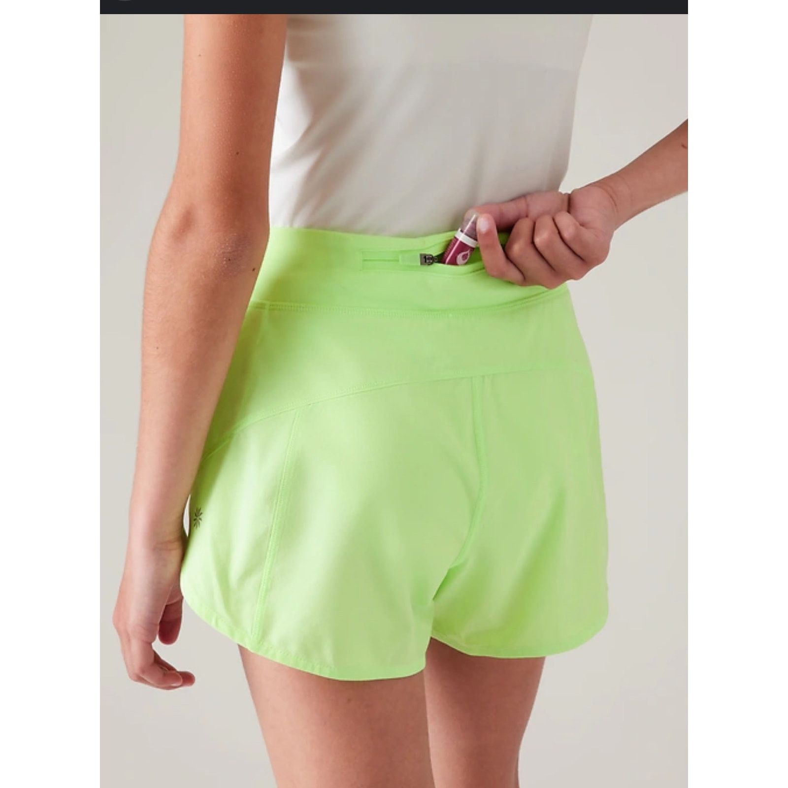 Athleta Athleta Girl Run The World 3" Shorts - Size M (8-10) Size 22" - 1 Thumbnail
