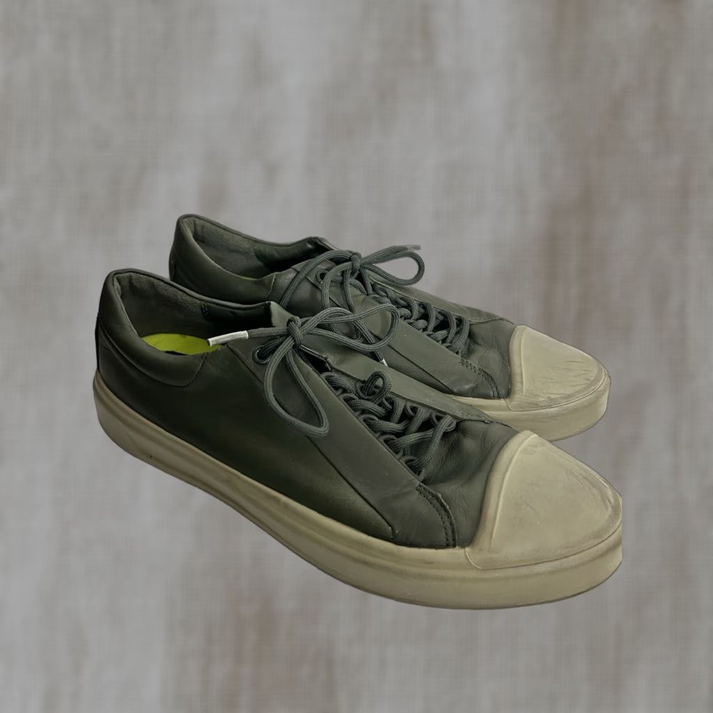 Ecco ECCO Sneaker Men Standard Deep Forest Leather ECCO Flexure T-Cap Low Top Lace Up US 10 EU 44 Shoe Size US M / EU 48-50 / 2 - 1 Thumbnail